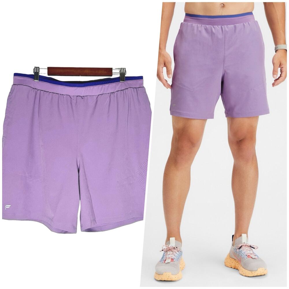 Fabletics | Men | The Fundamental Short II 7 Inch Perforated Shorts | XXL